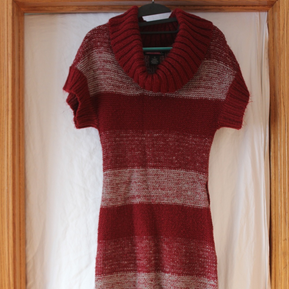 Red Sweater Dress